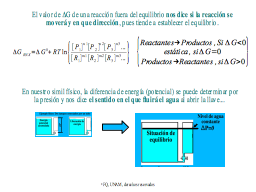 Valores termodinámicos de estado 